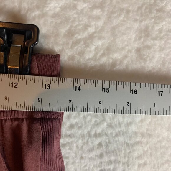 Athleta Womens Mineral Brown Elastic Waist High Rise Brooklyn Ankle Pants Size 0 - Picture 2 of 12